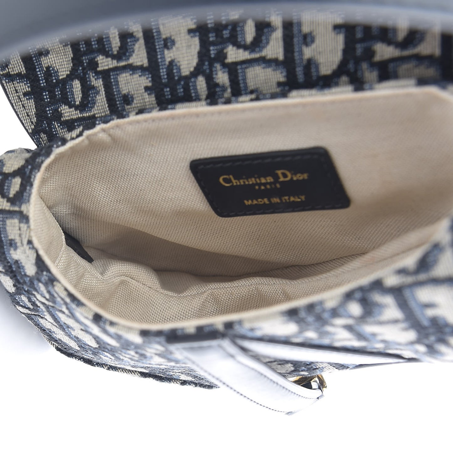 Oblique Mini Saddle Bag Blue