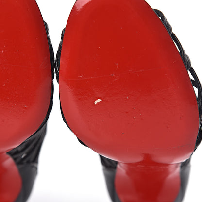 Christian Louboutin Kid Mille Cinque 100 Ankle Boots 36 Black 8 of 15