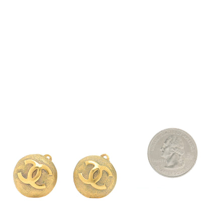 Chanel CC Clip On Earrings Gold 2 of 7