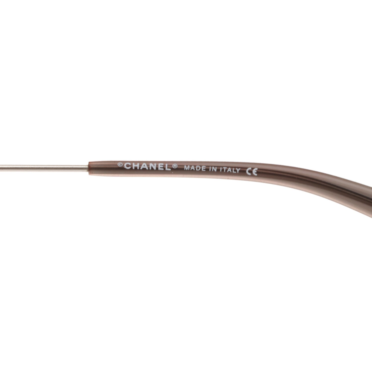 Chanel Rimless Shield Pearl Sunglasses 4077 Gradient Blue 5 of 9