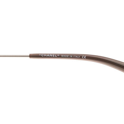 Chanel Rimless Shield Pearl Sunglasses 4077 Gradient Blue 5 of 9