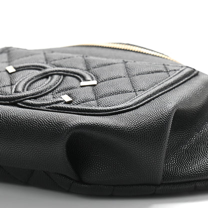 Chanel Caviar Quilted Filigree Waist Bag Black 9 of 9
