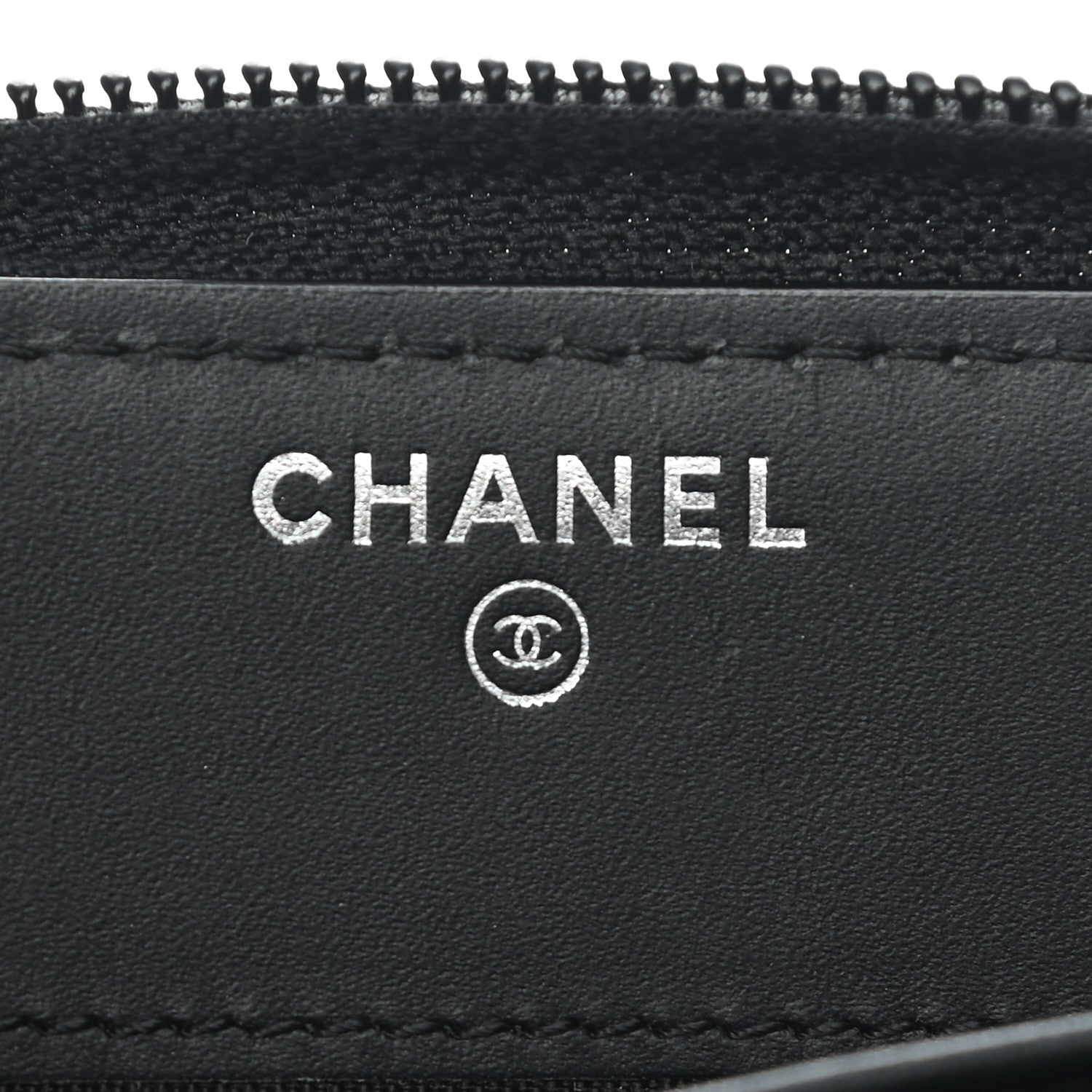 Chanel Patent Calfskin Quilted Boy L-Gusset Zip Wallet Black 5 of 8