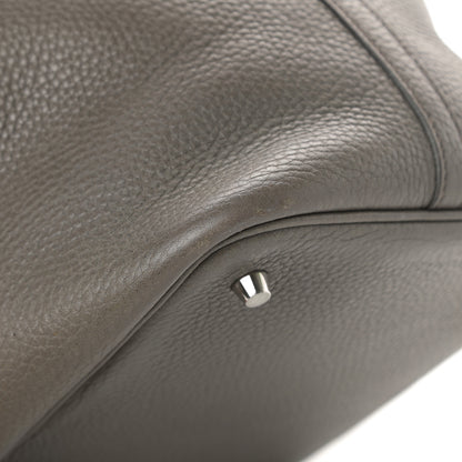 Hermes Taurillon Clemence Picotin Lock 22 MM Etain 11 of 13