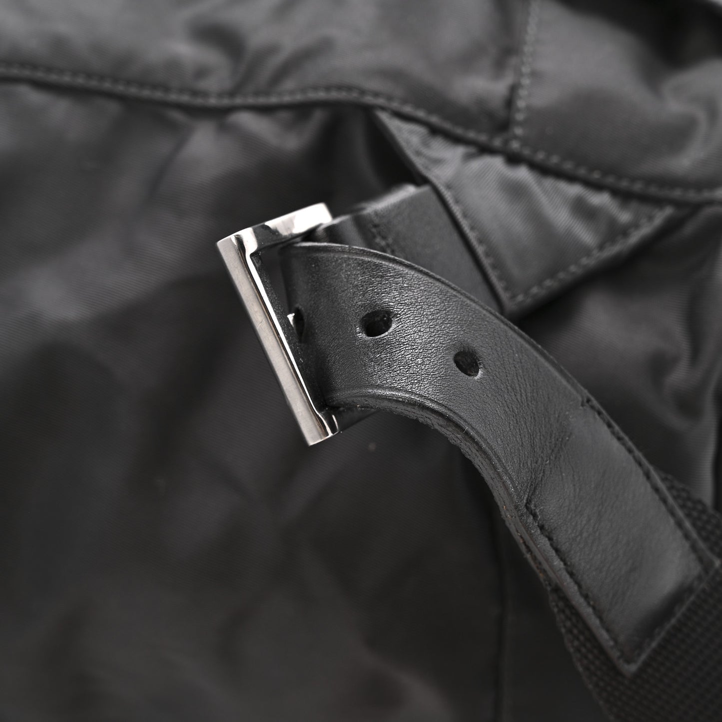 Nylon Vela Medium Backpack Black
