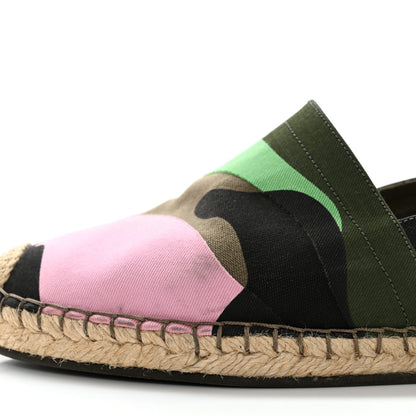 Valentino Garavani Canvas Camouflage Espadrille Flats 39 Multicolor 9 of 12