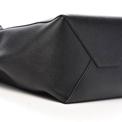 Celine Soft Grained Calfskin Medium Belt Cabas Phantom Black 8 of 10