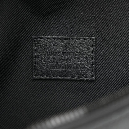Louis Vuitton Calfskin Monogram Shadow Discovery Bumbag Black 6 of 9