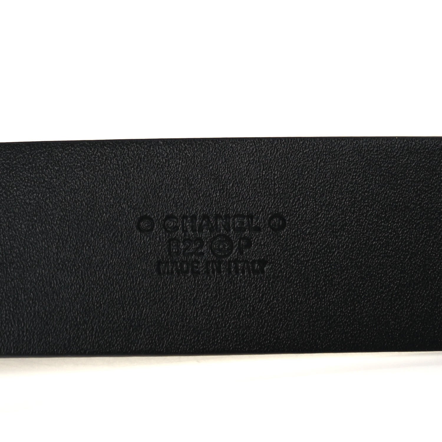 Chanel Calfskin Lambskin CC Chain Belt 95 Black Gold 3 of 4