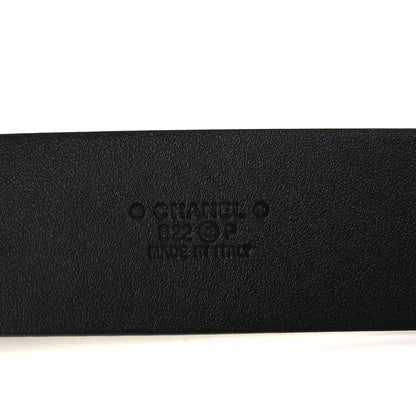 Chanel Calfskin Lambskin CC Chain Belt 95 Black Gold 3 of 4