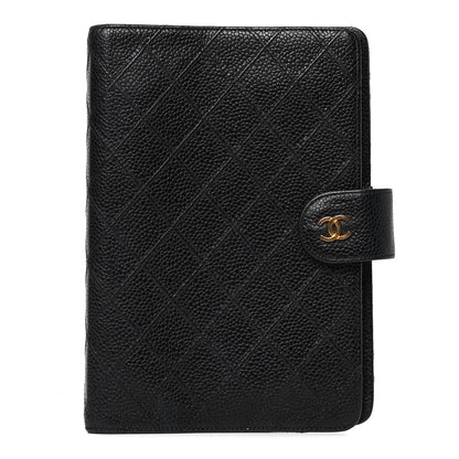Chanel Caviar Stitched Agenda Cover Black 1 of 6