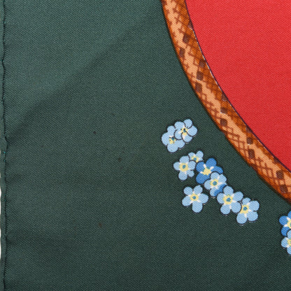 Hermes Silk Fleurs De Montagne Scarf 90 4 of 6