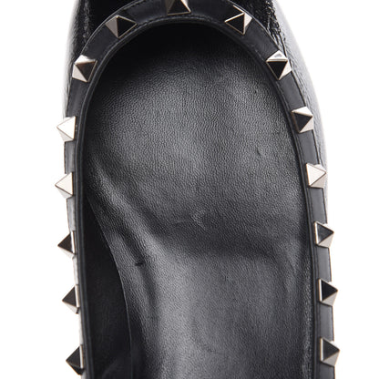 Valentino Garavani Patent Rockstud Ballerina Flats 40 Black 10 of 10
