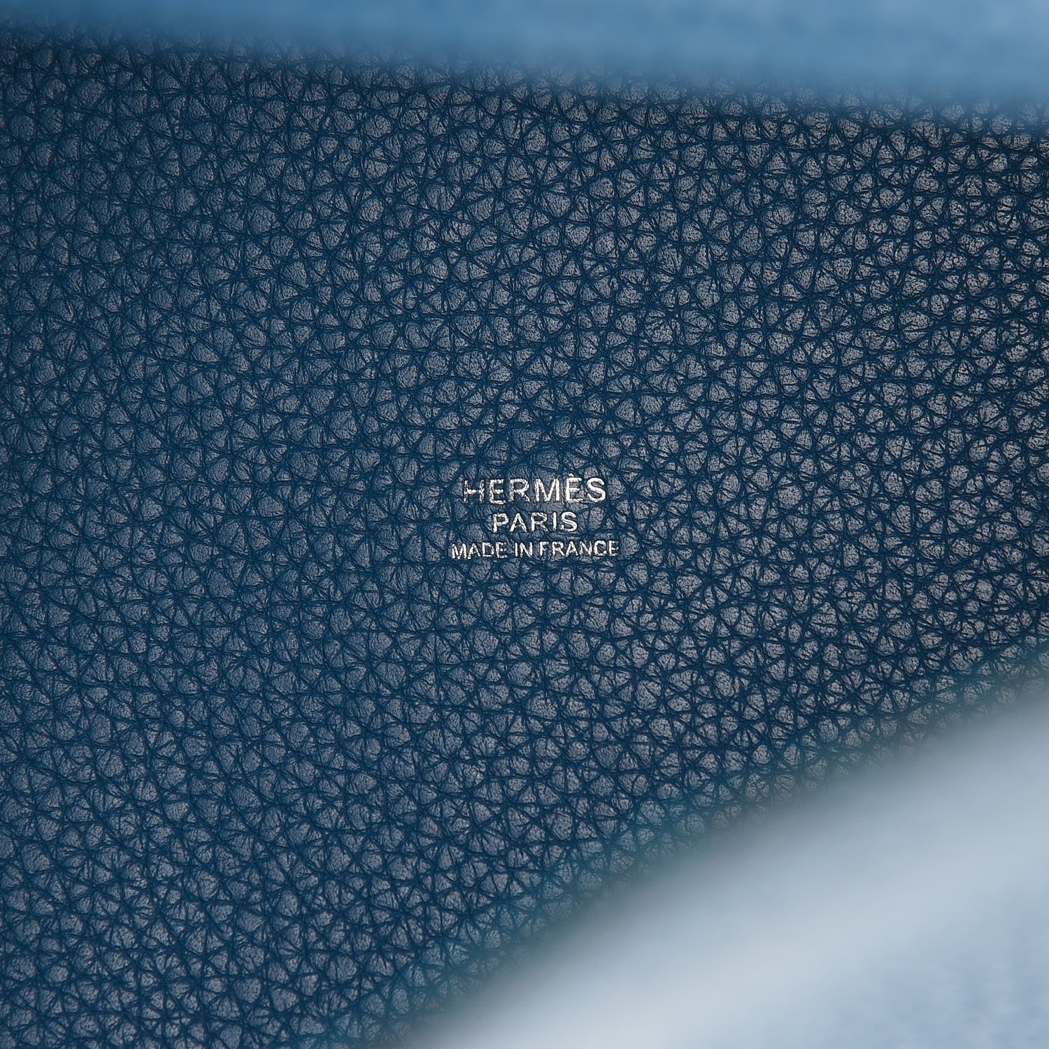 Hermes Taurillon Clemence Picotin Lock 26 GM Bleu Izmir 6 of 7