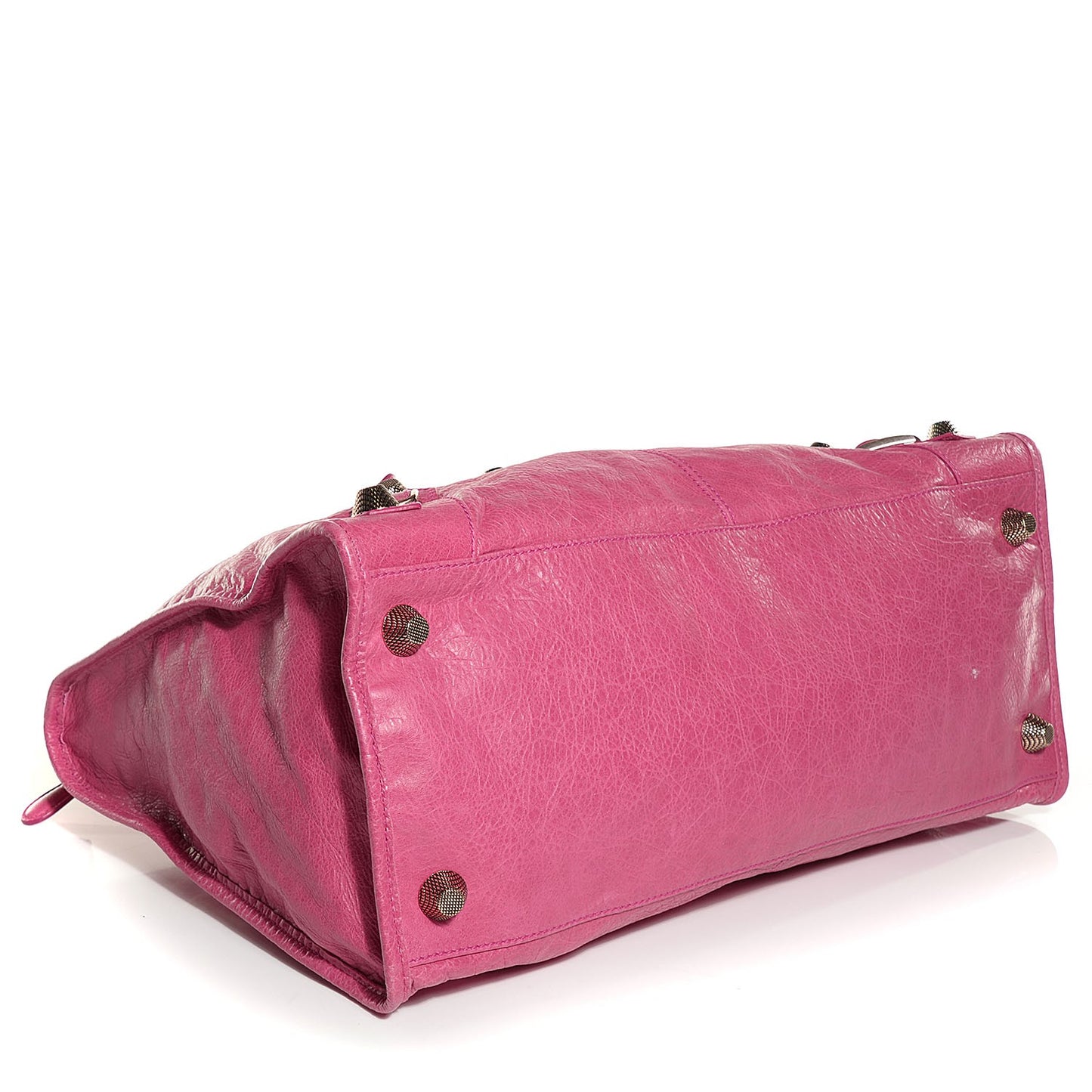 Agneau Giant 21 Rose Gold Hardware Work Cyclamen Fucsia