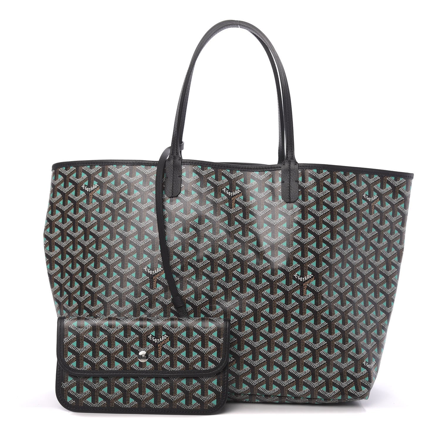 Goyard Goyardine Saint Louis Claire Voie PM Black Opaline 1 of 11