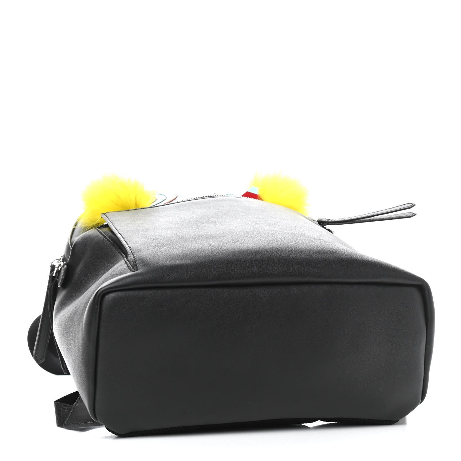 Fendi Vitello Dolce Fox Elaphe Ayers Hypnoteyes Large Backpack Black Giallo Multicolor 3 of 11
