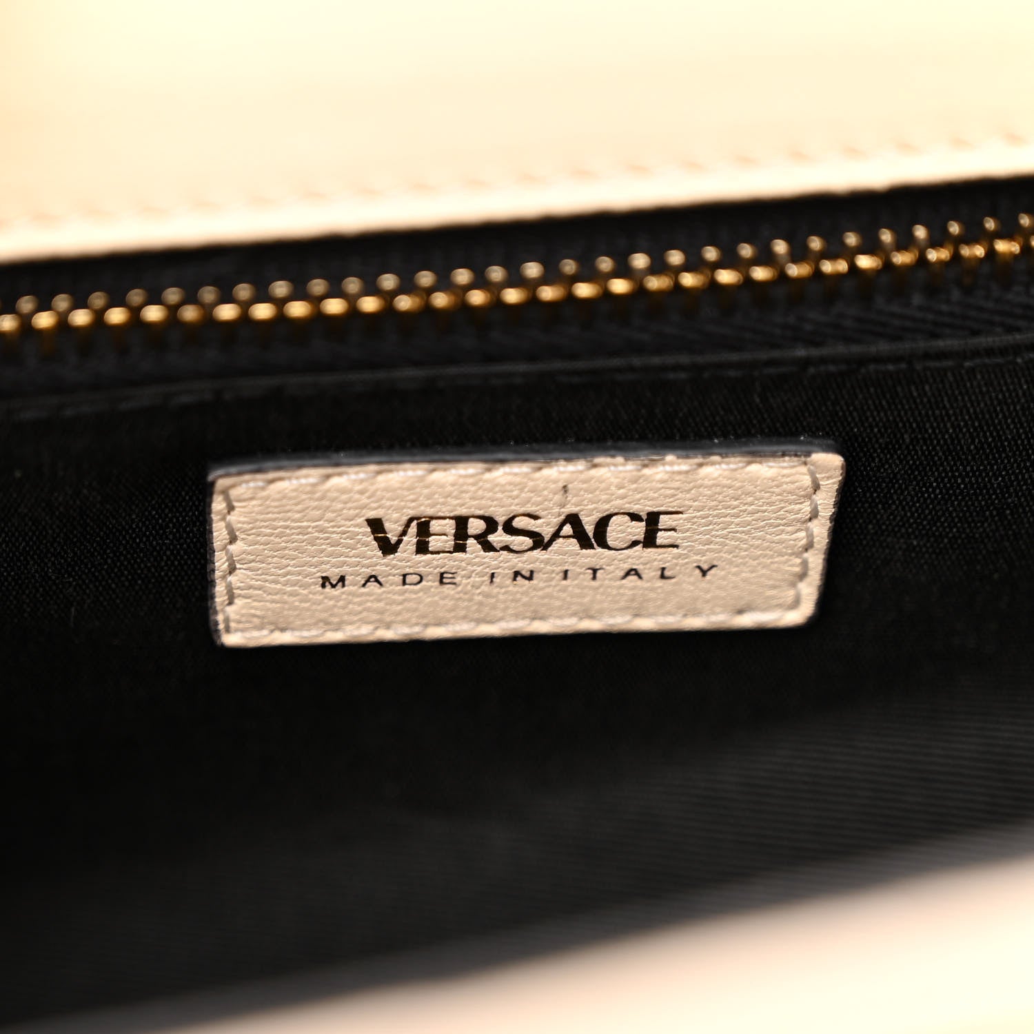 Versace Nappa Quilted Medusa Chain Bag Beige 6 of 10