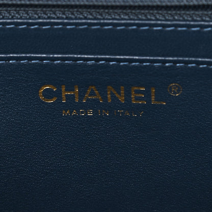 Chanel Lambskin Quilted Jumbo Single Flap Light Blue 6 of 15