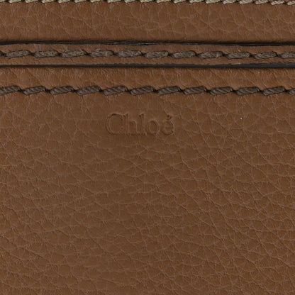 Chloe Grained Calfskin Marcie Long Zip Around Wallet Nut 13 of 13