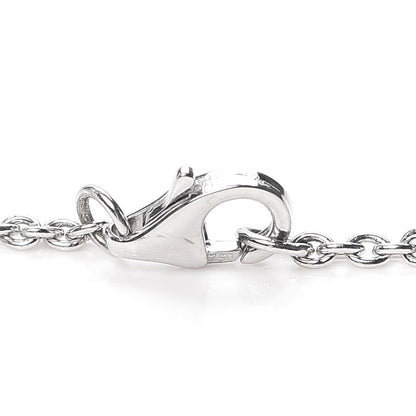 Cartier 18K White Gold Interlocking LOVE Necklace 4 of 8