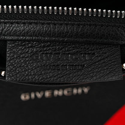 Givenchy Sugar Goatskin Striped Small Pandora Red Black 6 of 10