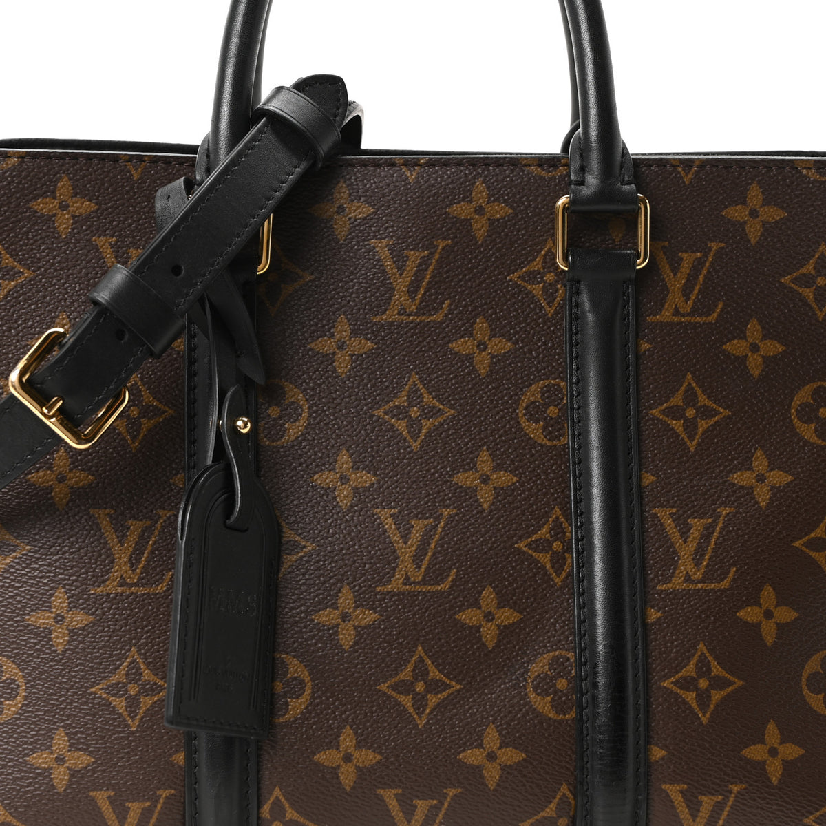 Louis Vuitton Monogram Soufflot MM Black 7 of 9