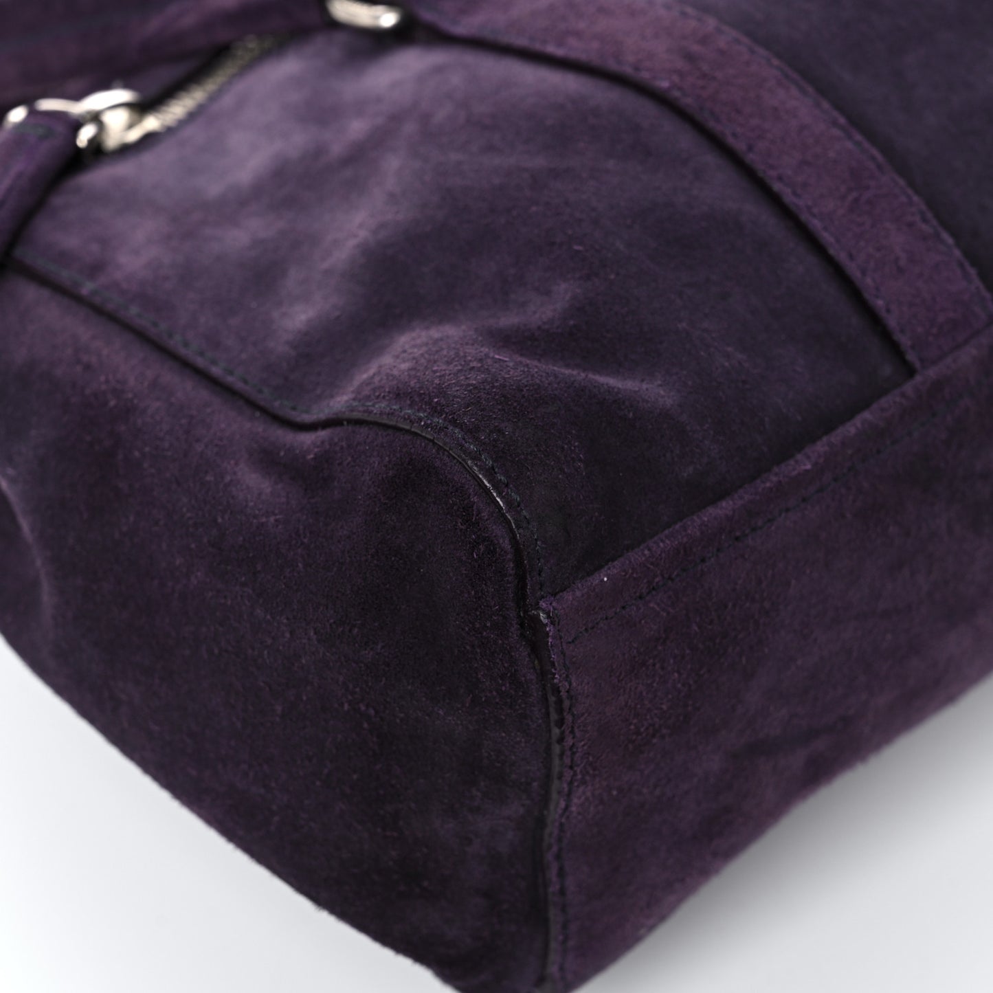 Scamosciato Foldover Pushlock Satchel Cina