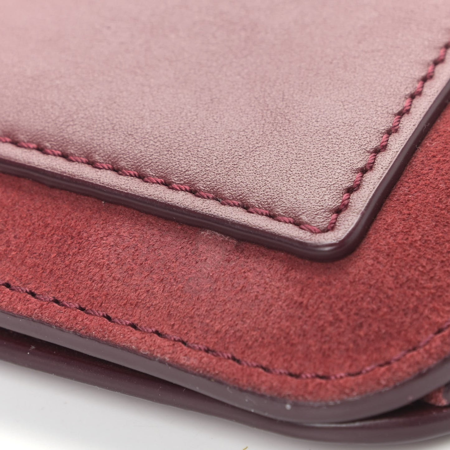 Calfskin Suede Roy Bag Plum Purple