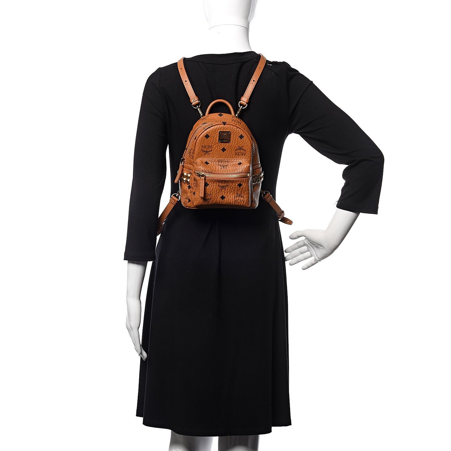 Visetos Side Stud X-Mini Stark Bebe Boo Backpack Cognac