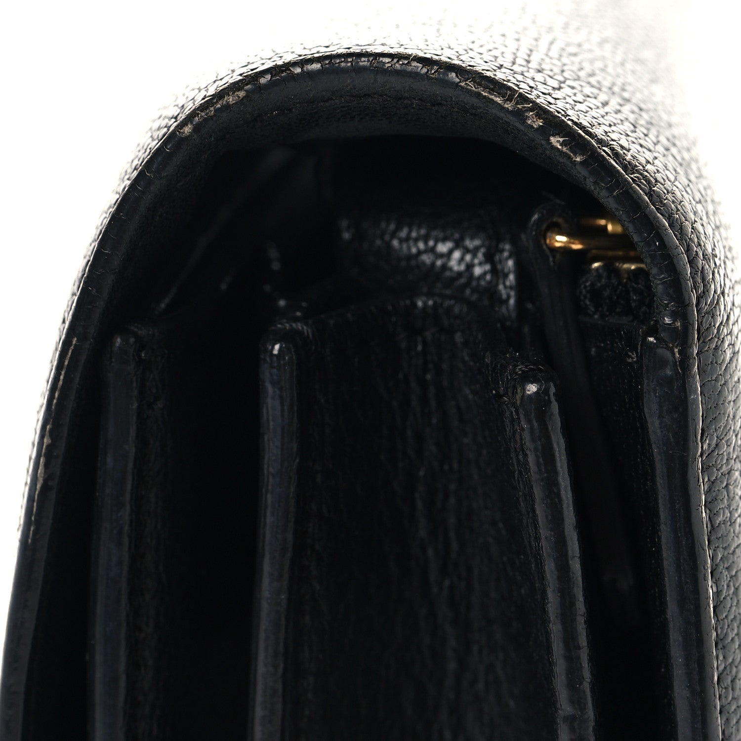 Celine Goatskin Medium Classic Box Flap Bag Black 12 of 15