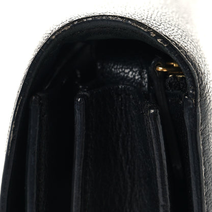 Celine Goatskin Medium Classic Box Flap Bag Black 12 of 15