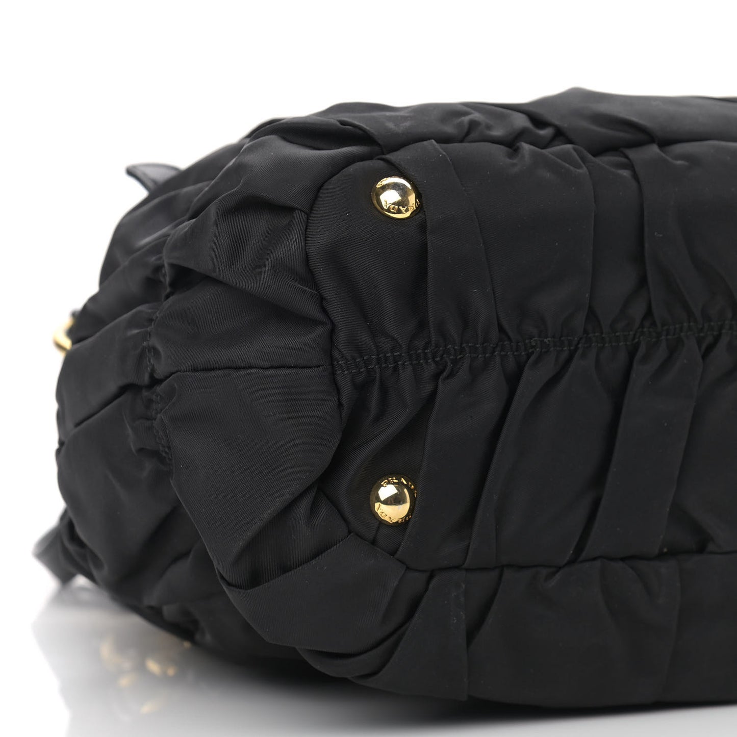 Tessuto Nylon Gaufre Tote Black