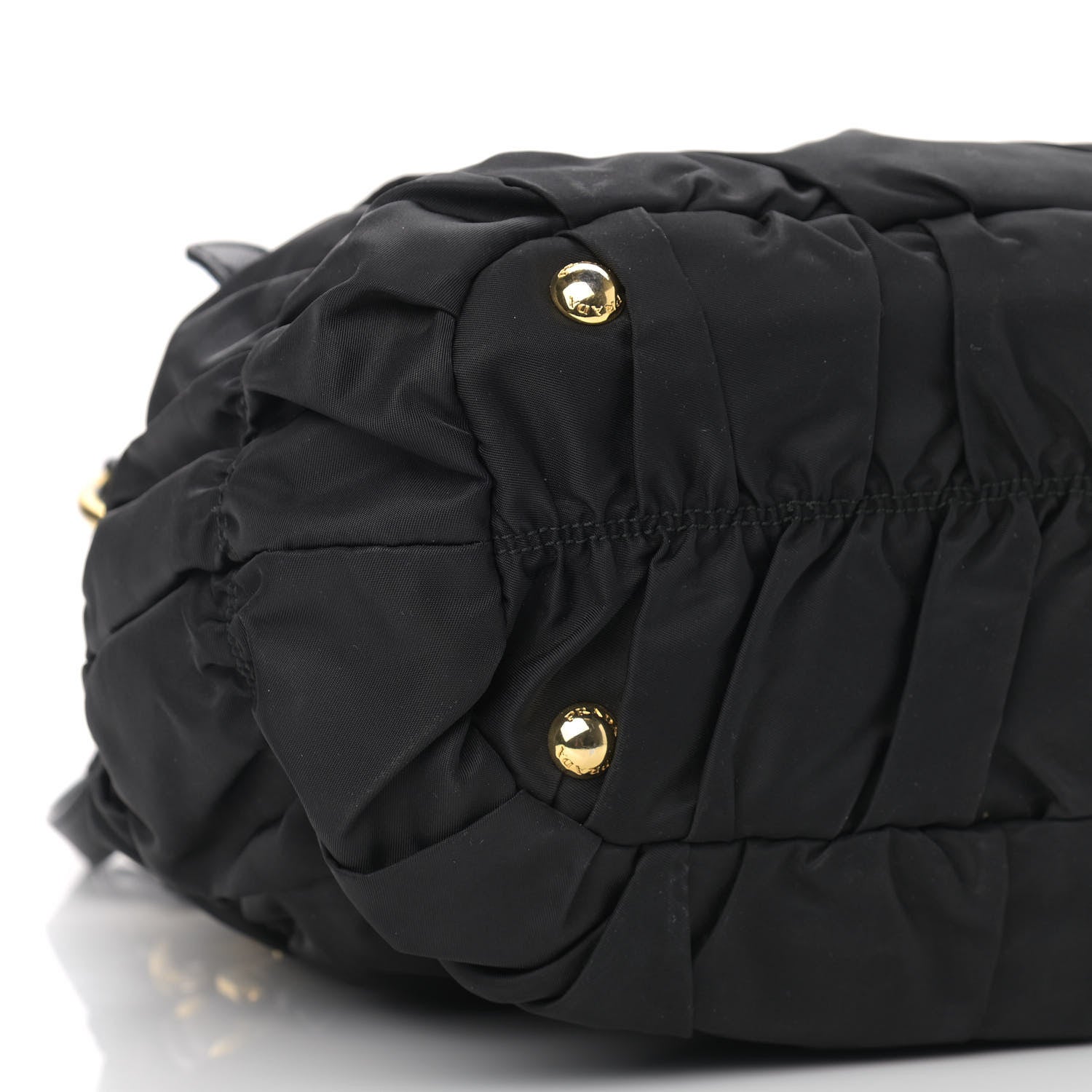 Prada Tessuto Nylon Gaufre Tote Black 10 of 11