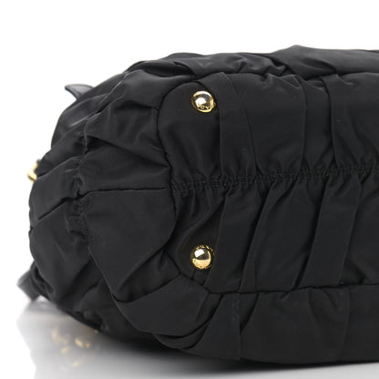 Prada Tessuto Nylon Gaufre Tote Black 10 of 11
