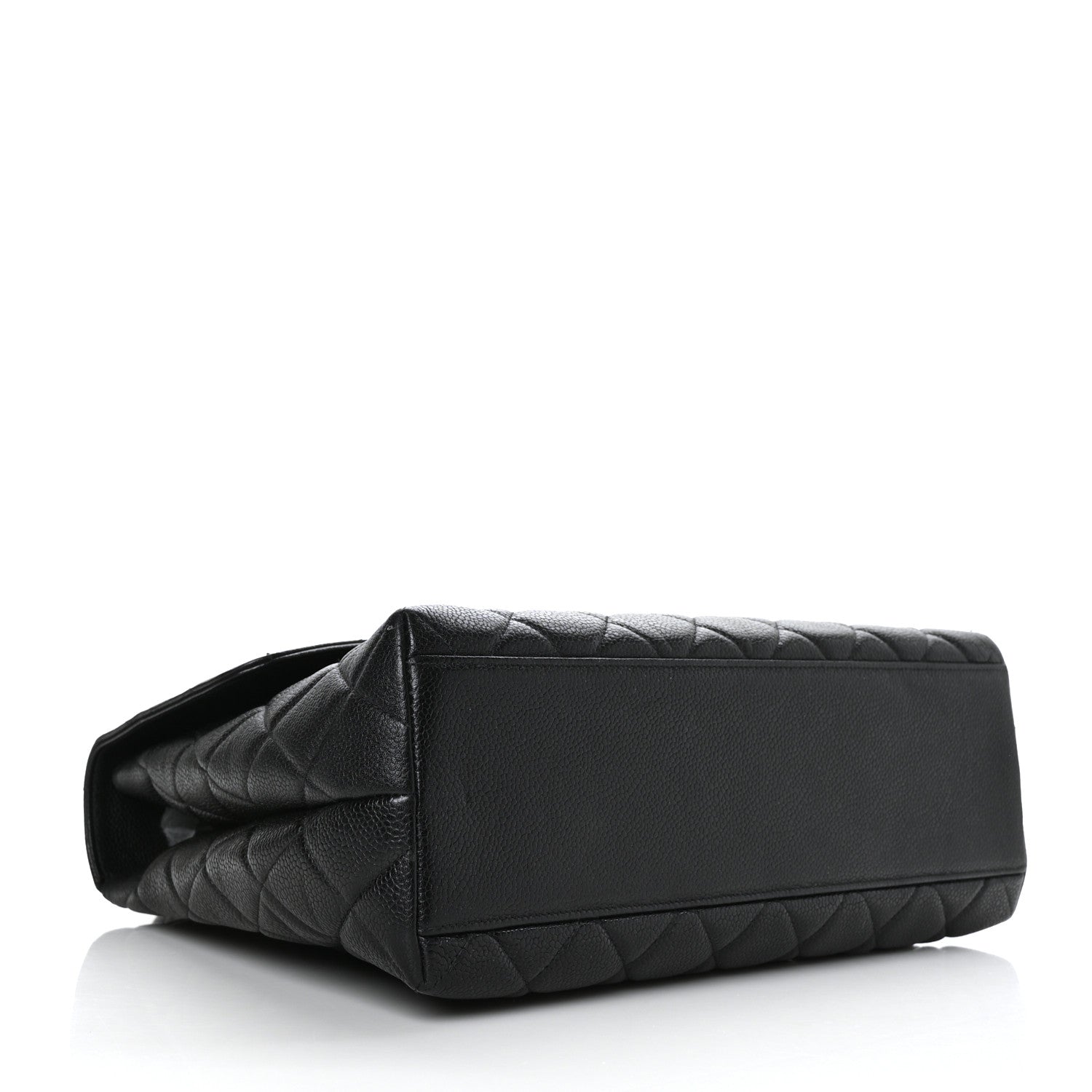 Chanel Caviar Quilted Jumbo Kelly Flap Black 4 of 10