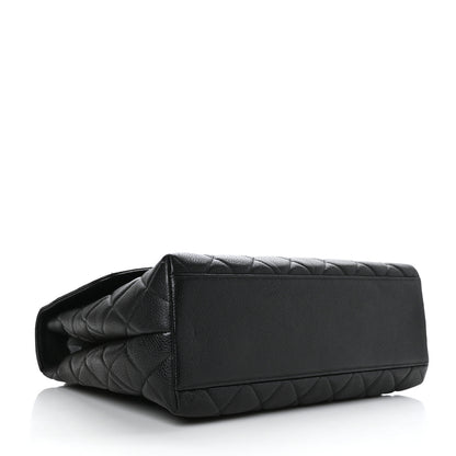 Chanel Caviar Quilted Jumbo Kelly Flap Black 4 of 10