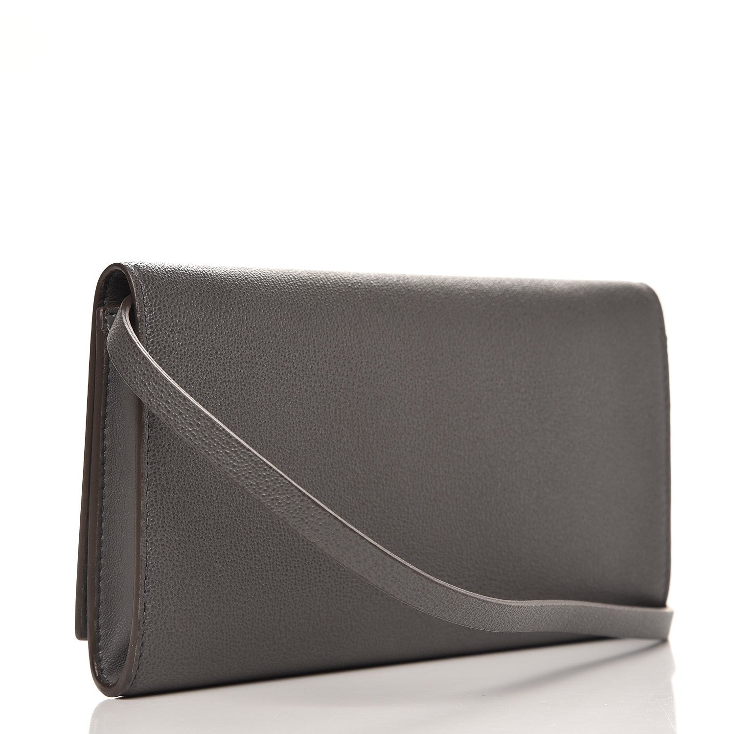 Alexander McQueen Calfskin Insignia Pouch Grey 3 of 9