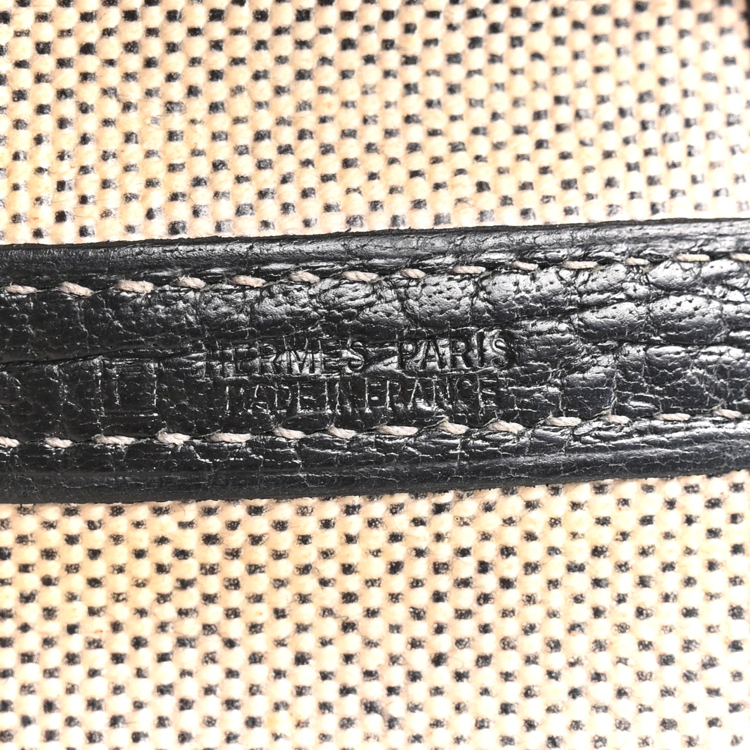 Hermes Toile H Buffle Skipper Garden Party 36 MM Tote Black 6 of 9