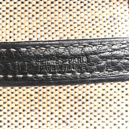 Hermes Toile H Buffle Skipper Garden Party 36 MM Tote Black 6 of 9