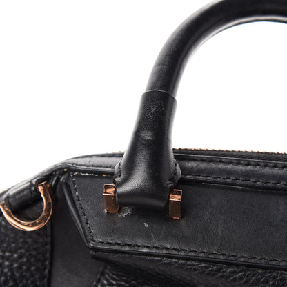 Alexander Wang Pebbled Calfskin Mini Emile Black Rose Gold Hardware 11 of 16