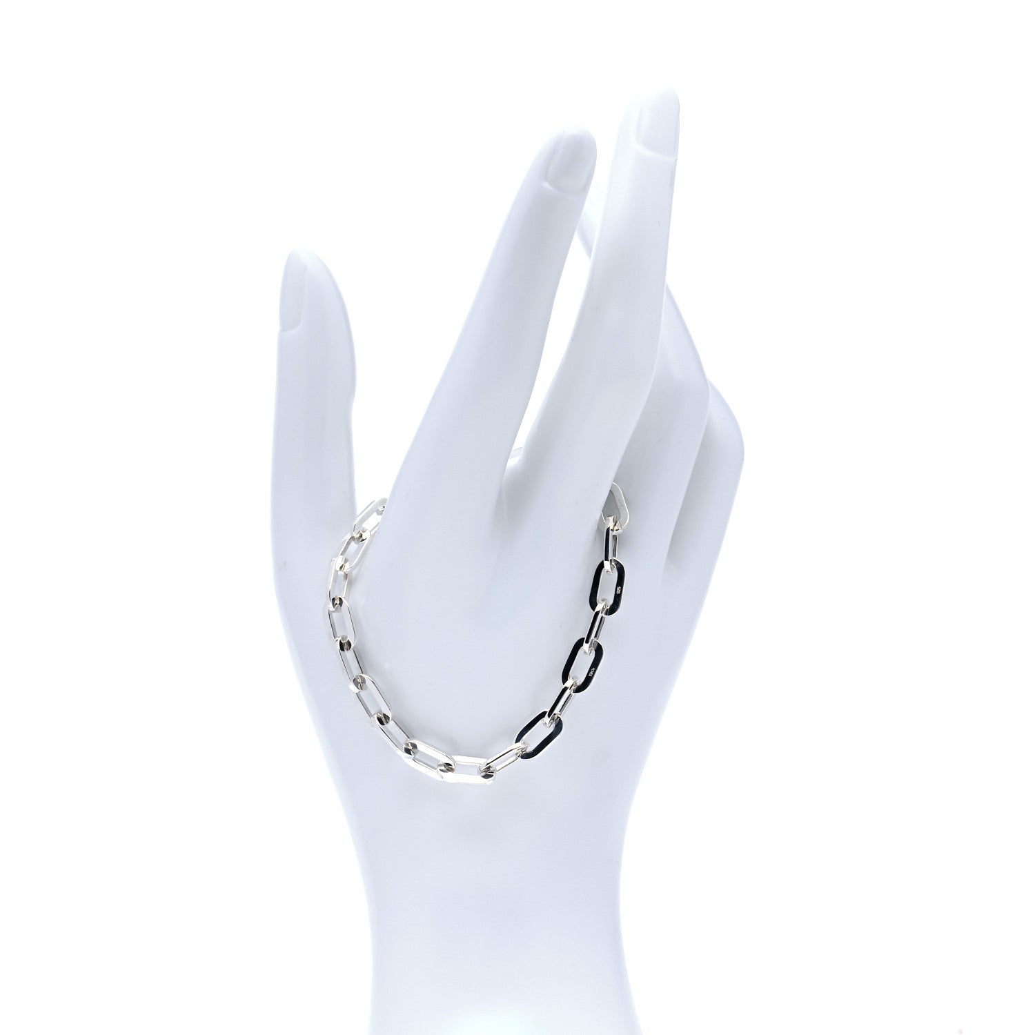 Tiffany Sterling Silver Chain Link Bracelet 2 of 6