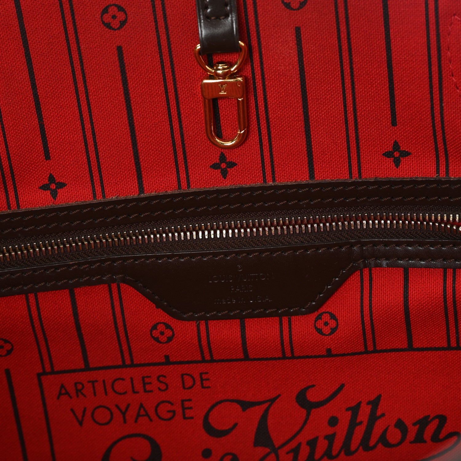 Louis Vuitton Damier Ebene Neverfull MM 6 of 11