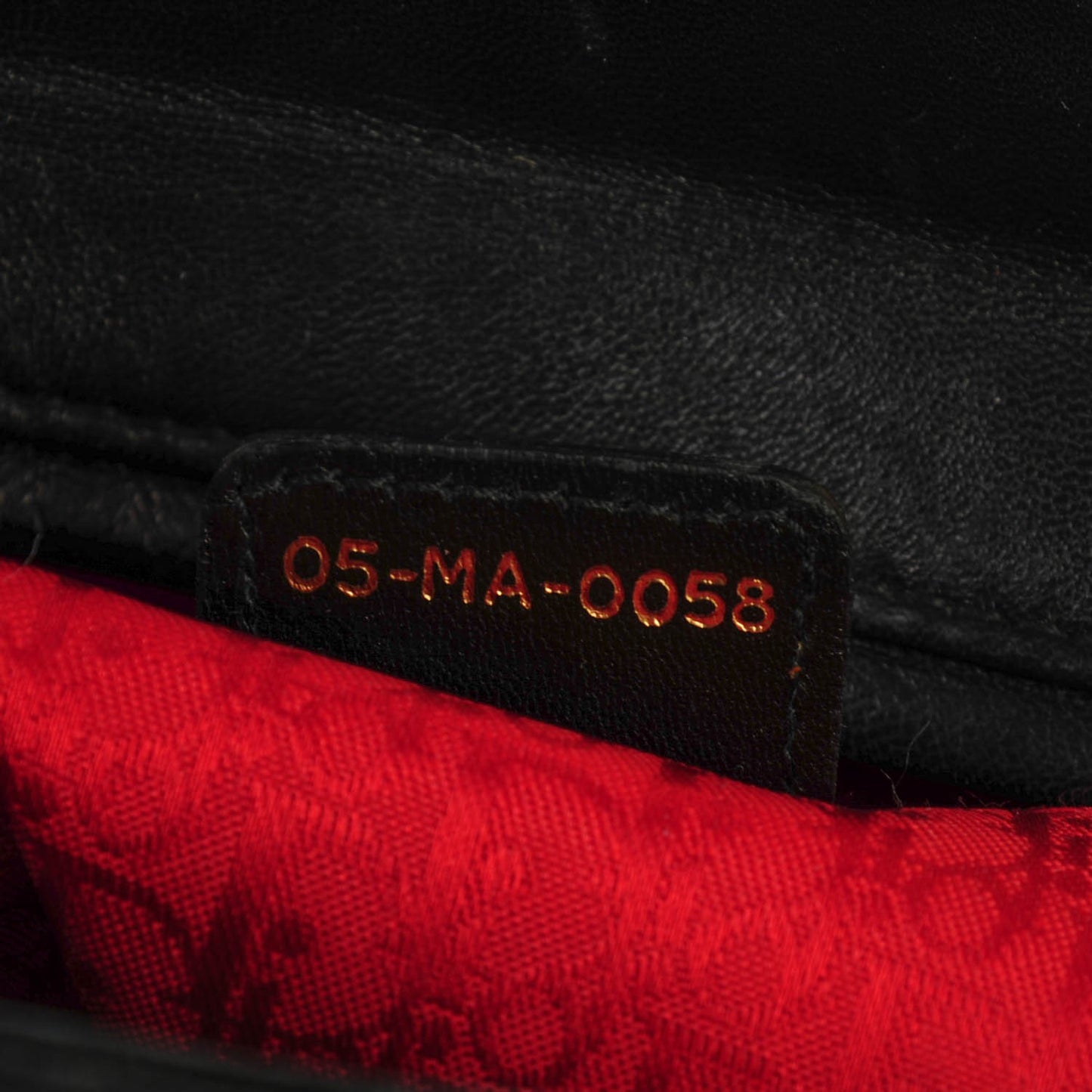 Lambskin Cannage Large Lady Dior Black