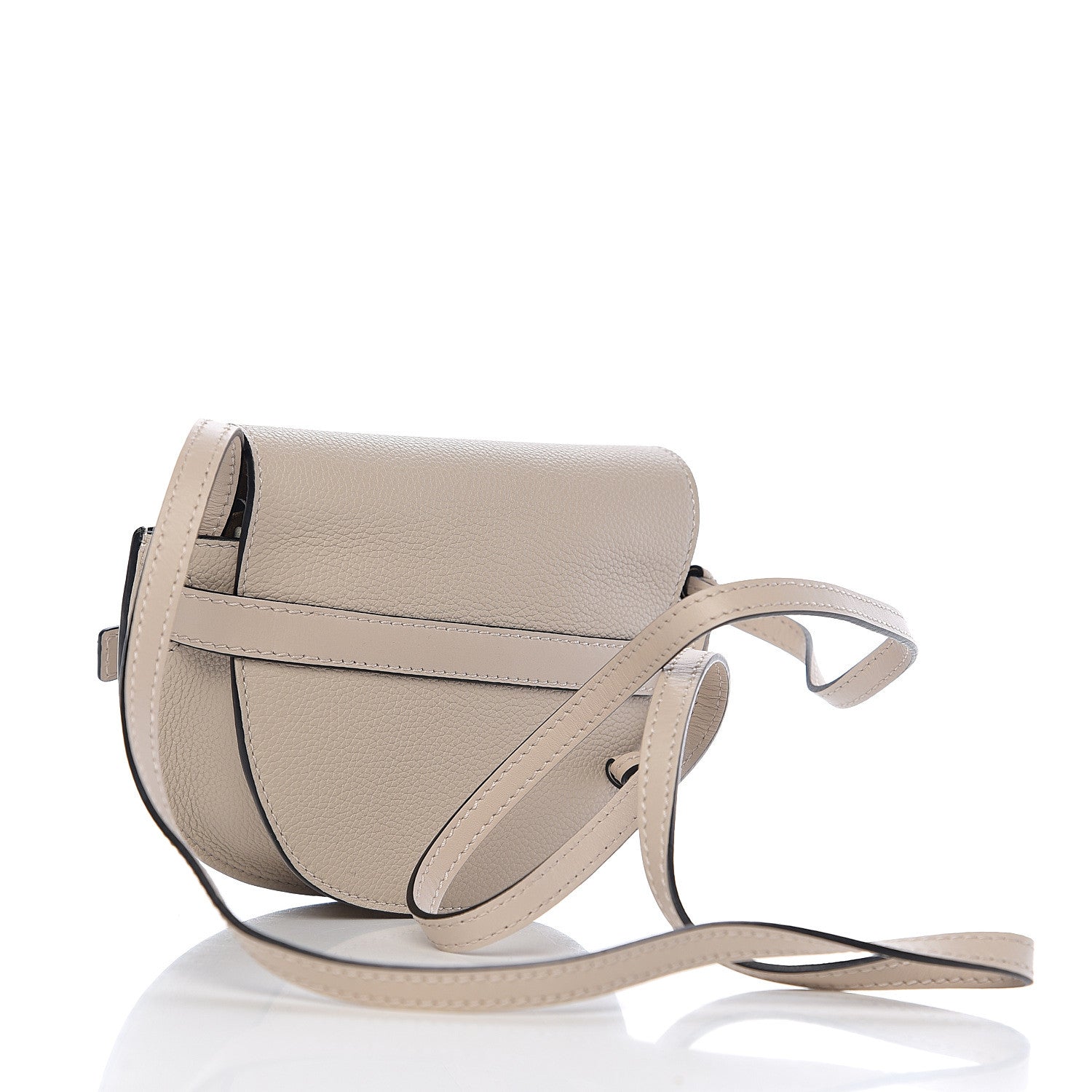 Loewe Grained Calfskin Mini Gate Crossbody Bag Light Oat 2 of 8