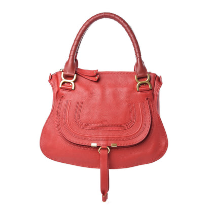 Chloe Calfskin Medium Marcie Satchel Red 1 of 7