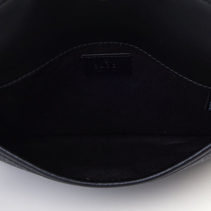 Gucci GG Supreme Monogram Web Slim Belt Bag Black Grey 5 of 12