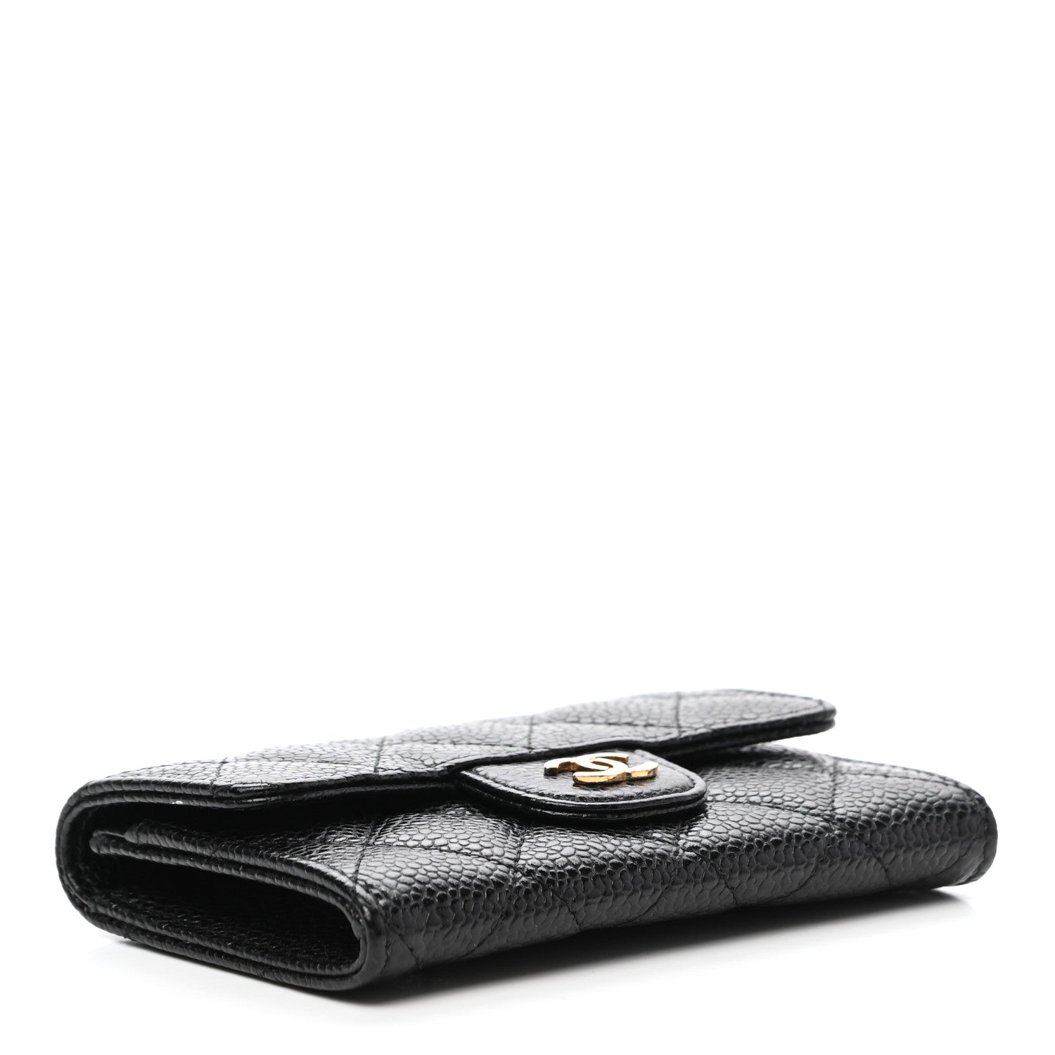 Chanel Caviar Quilted Flap Card Holder Black 4 of 8
