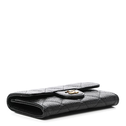 Chanel Caviar Quilted Flap Card Holder Black 4 of 8