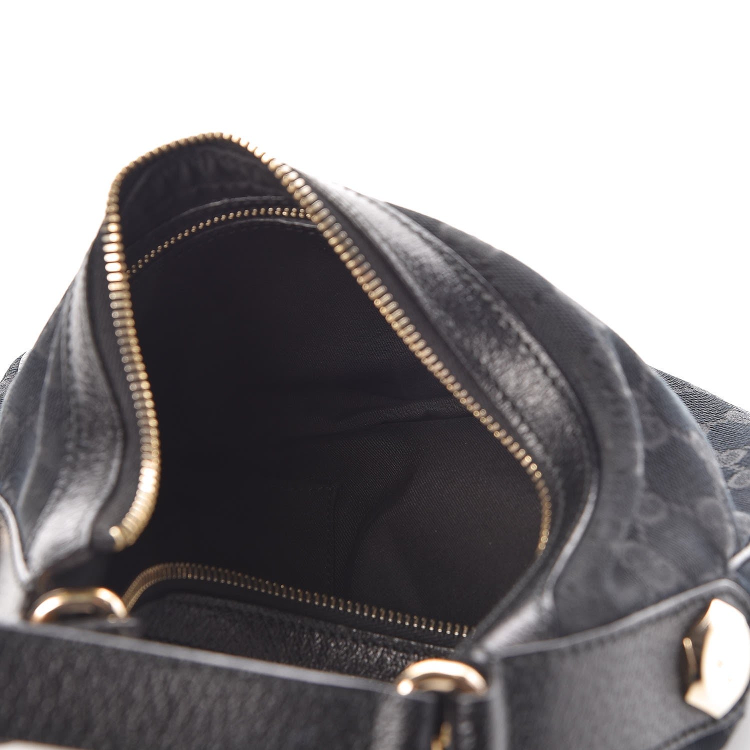 Gucci Monogram Small Charmy Hobo Black 5 of 7